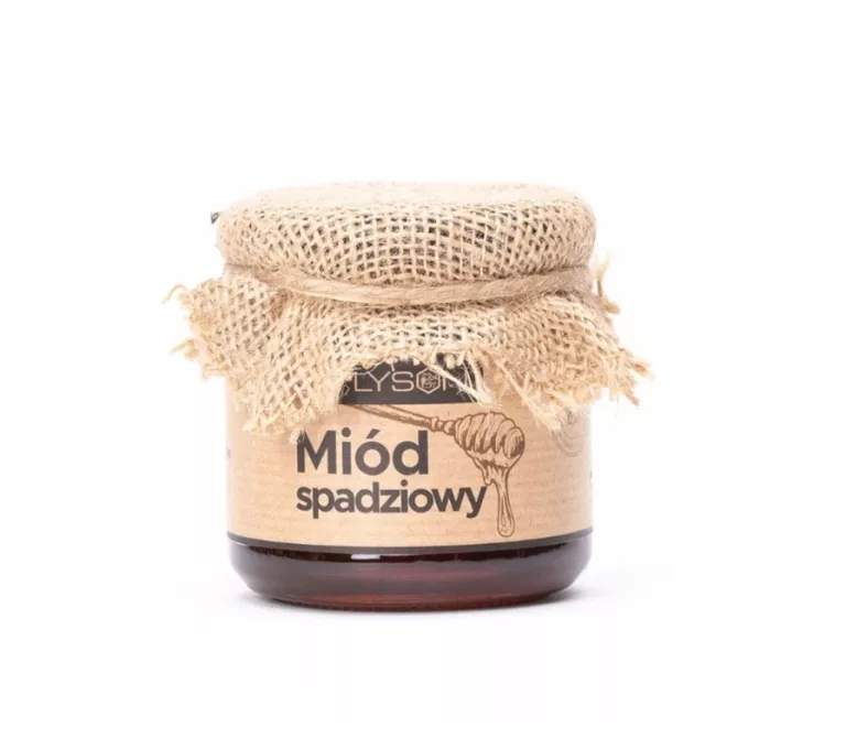 MIÓD SPADZIOWY 250G NATURALNY PASIEKA ŁYSOŃ POLSKA