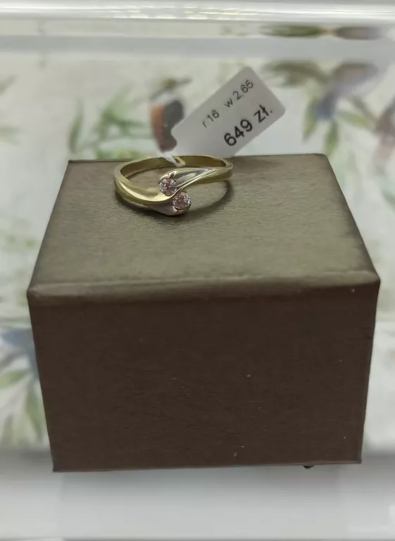 zloty-pierscionek-z-dwoma-oczkami-boh-monte-casino-46c-sosnowiec