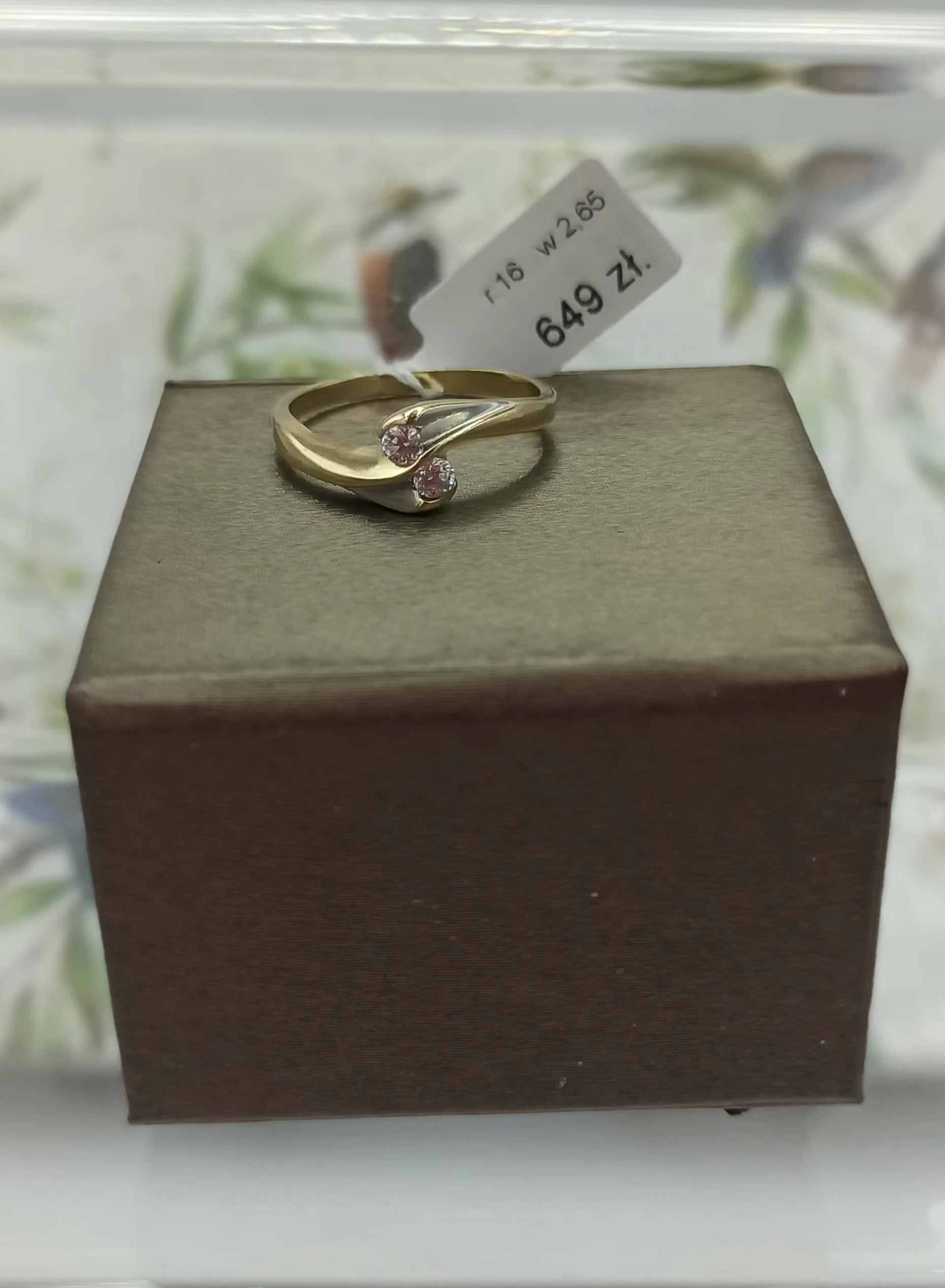 zloty-pierscionek-z-dwoma-oczkami-boh-monte-casino-46c-sosnowiec