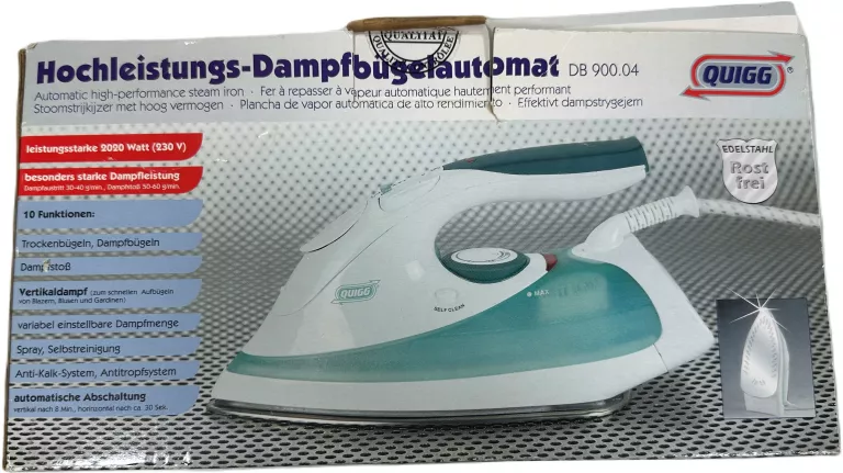 ŻELAZKO PAROWE QUIGG DB 900.04 220W