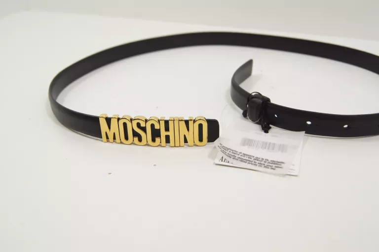 PASEK MOSCHINO COUTURE CZARNY/ZŁOTY