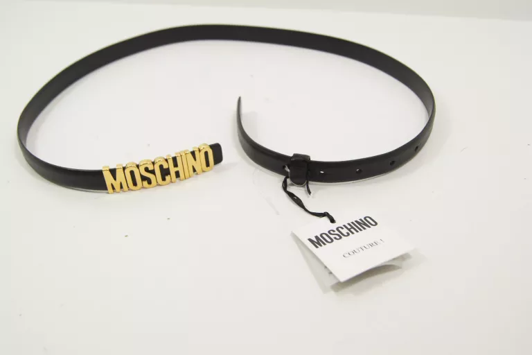 PASEK MOSCHINO COUTURE CZARNY/ZŁOTY