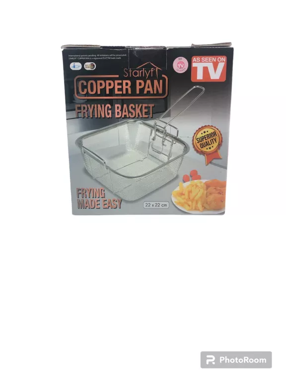 FRYTKOWNICA COPPER PAN STARLYF FRYING BASKET