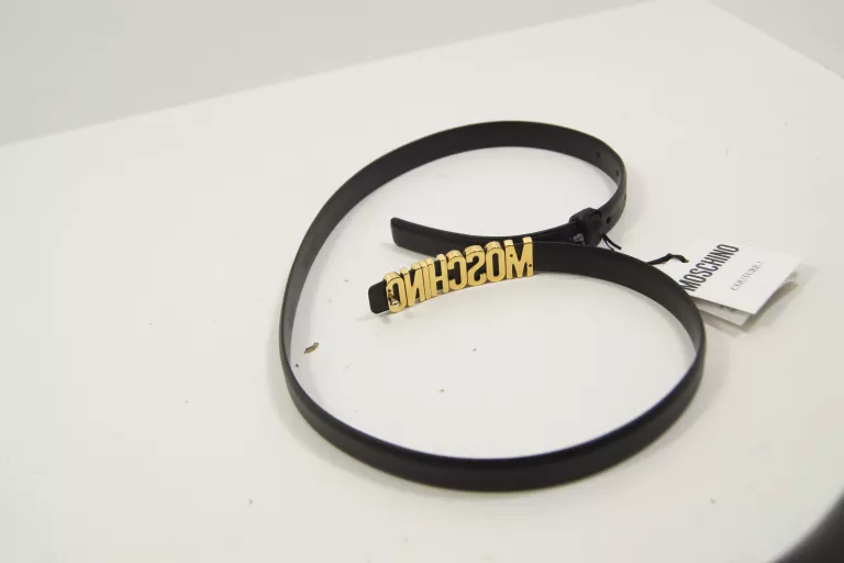 PASEK MOSCHINO COUTURE CZARNY/ZŁOTY