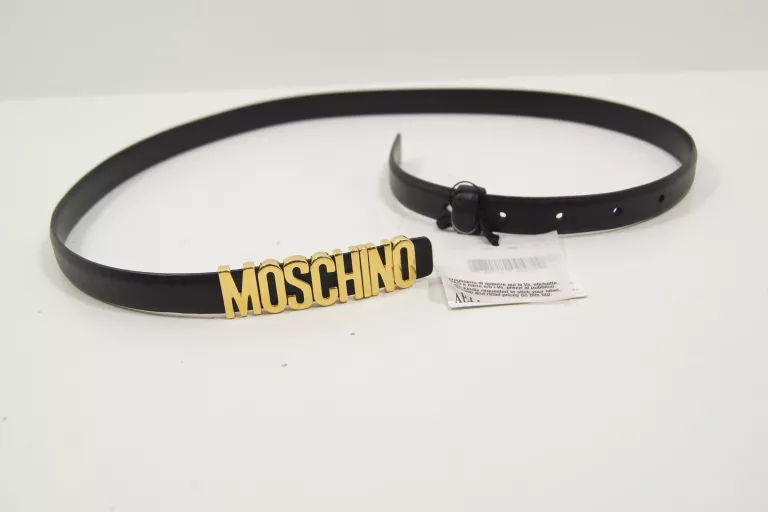 PASEK MOSCHINO COUTURE CZARNY/ZŁOTY