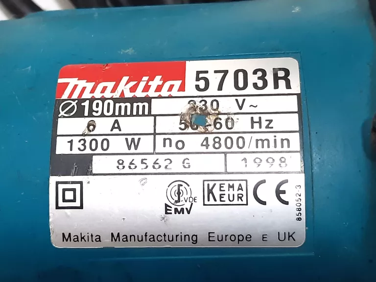 PILARKA TARCZOWA MAKITA 5703R 1300W