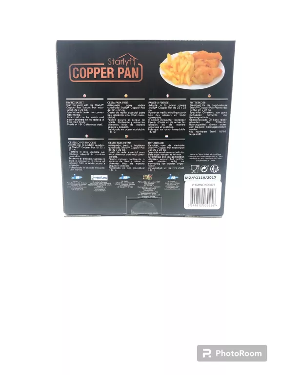 FRYTKOWNICA COPPER PAN STARLYF FRYING BASKET