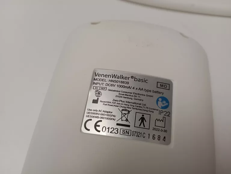 MASAŻER DO OBRZĘKU NÓG VENENWALKER BASIC