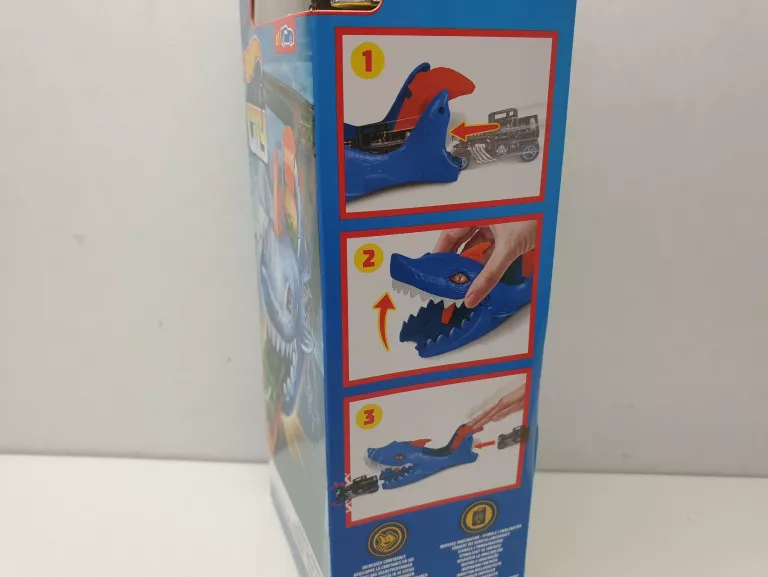 AUTKO + WYRZUTNIA HOT WHEELS SHARK LAUNCHER