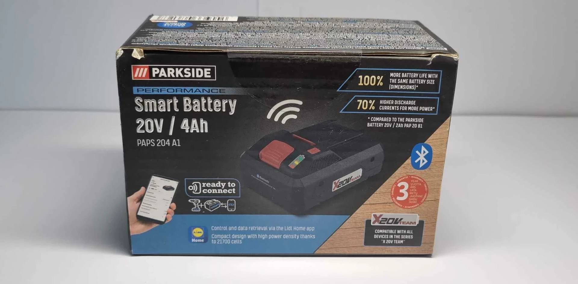 AKUMULATOR PARKSIDE 20V/4AH/PUDEŁKO | Akumulatory do elektronarzędzi ...