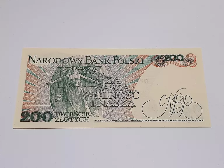 BANKNOT 200 ZŁ 1CZERWCA 1986 SER. DR 1400090