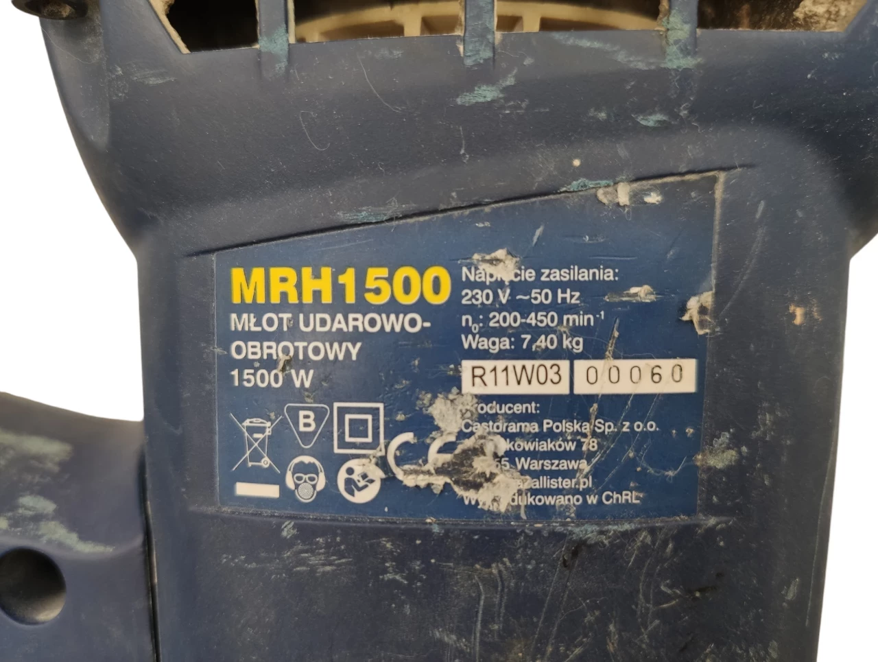 mlot-udarowy-macallister-mrh1500-stan-uzywany