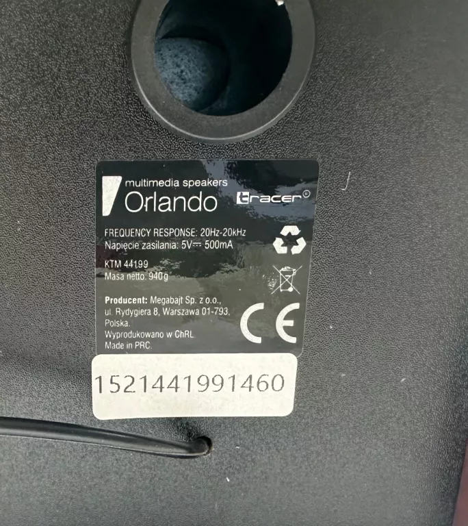 GŁOŚNIKI TRACER ORLANDO USB 2,0!