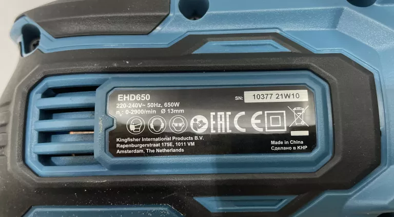 WIERTARKA ERBAUER EHD650 WALIZKA