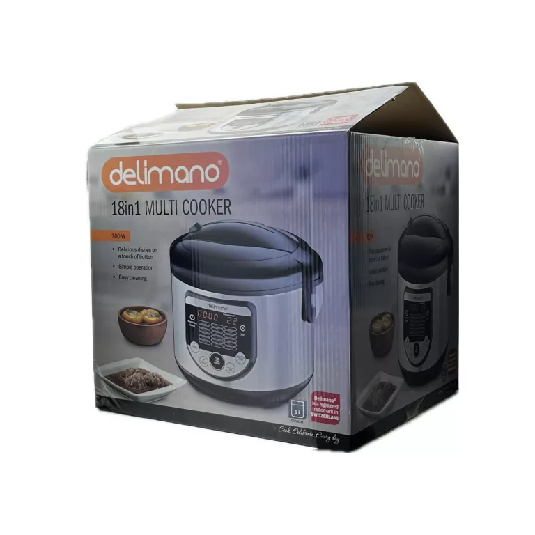 MULTI COOKER DELIMANO 18W1 700W KOMPLET Multicookery i garnki