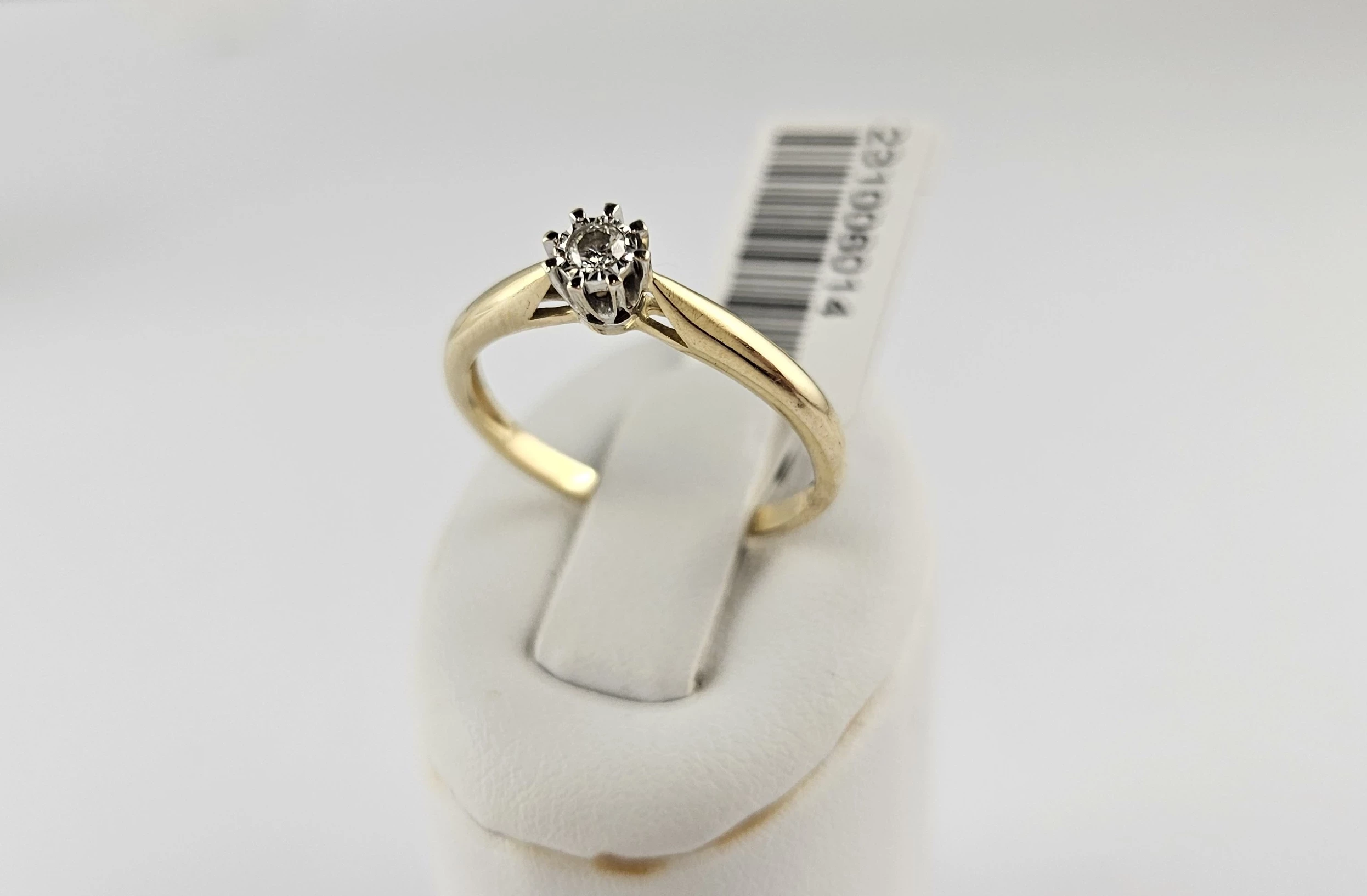 zloty-pierscionek-175g-585-brylant-certyfikat-stan-11323-2