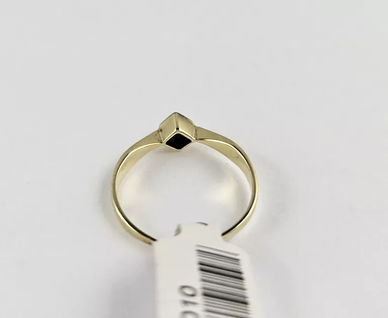 ZŁOTY PIERŚCIONEK 1,84G 585 DIAMENT CERTYFIKAT