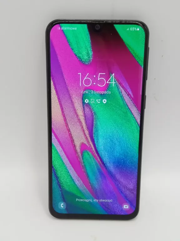 SAMSUNG GALAXY A40 CZARNY 64GB SOLO