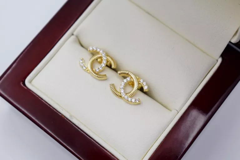 zlote-kolczyki-jak-chanel-585-14k-171g-garbary-53-poznan