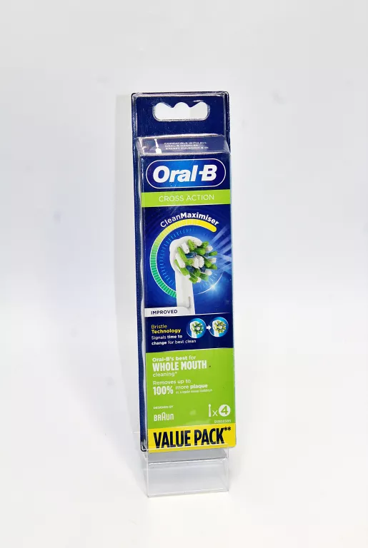 KOŃCÓWKI DO SZCZOTECZKI ORAL-B CROSS ACTION 4EL.
