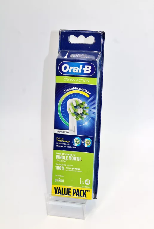 KOŃCÓWKI DO SZCZOTECZKI ORAL-B CROSS ACTION 4EL.