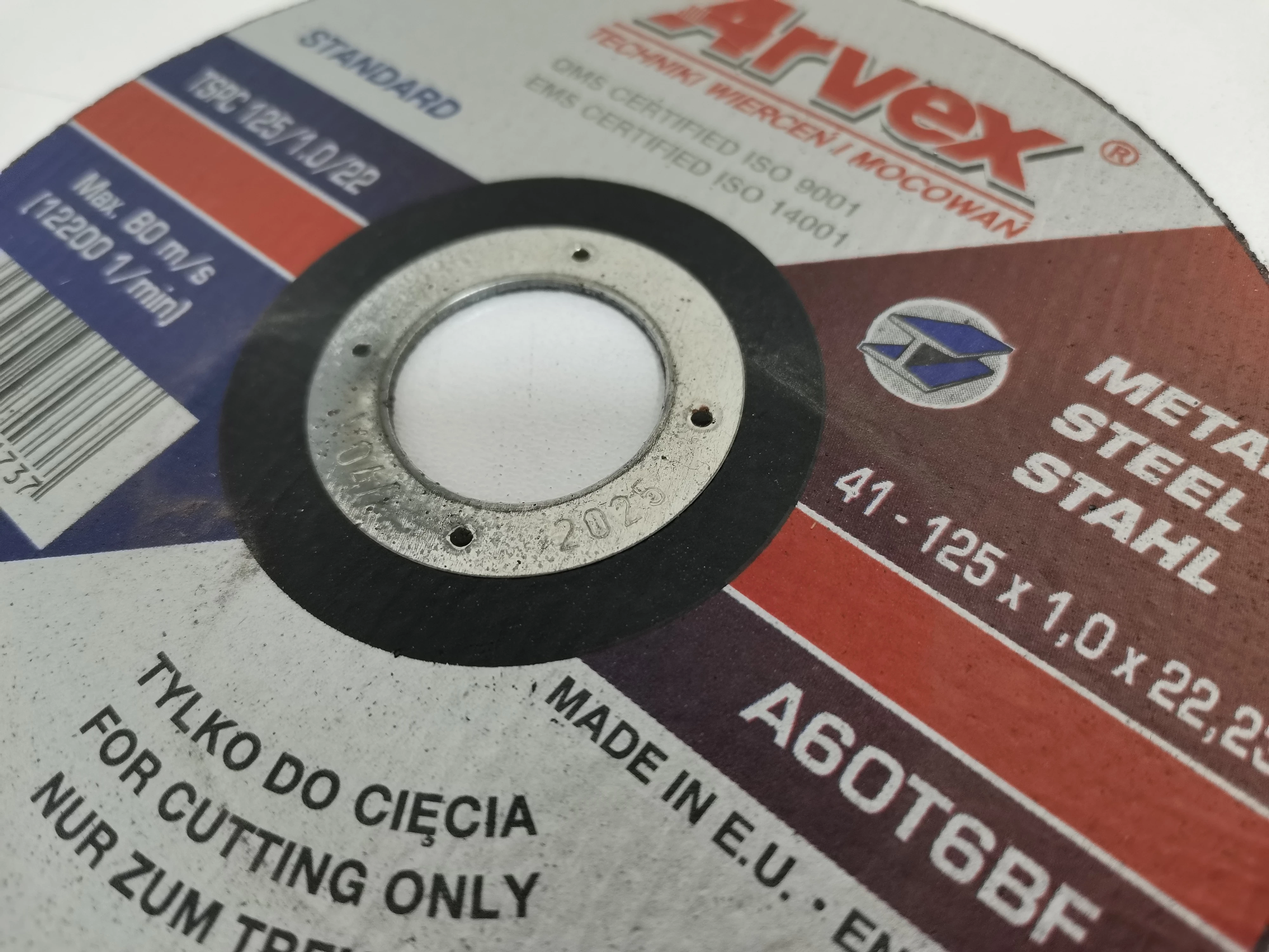 tarcza-tnaca-arvex-125mm-2223-a60t6bf-ean-gtin-5907724971737