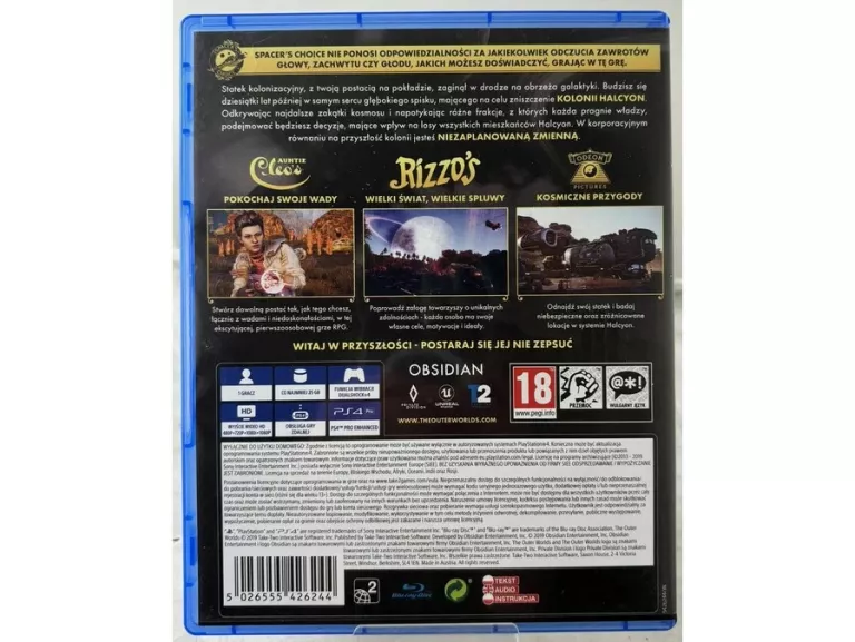 GRA PS4 THE OUTER WORLDS
