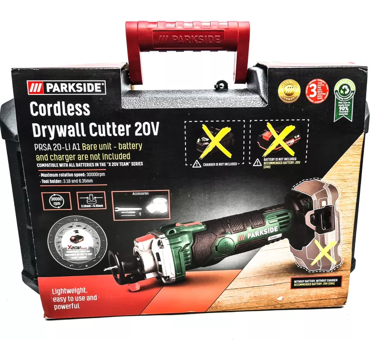 FREZARKA OBROTOWA PARKSIDE PRSA 20-LI A1, 20 V