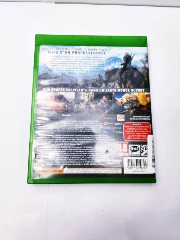 GRA XBOX ONE WIEDZMIN 3