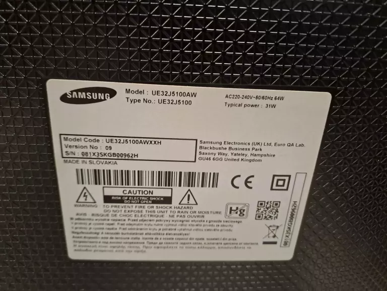 TELEWIZOR SAMSUNG UE32J5100 + PILOT + KABEL