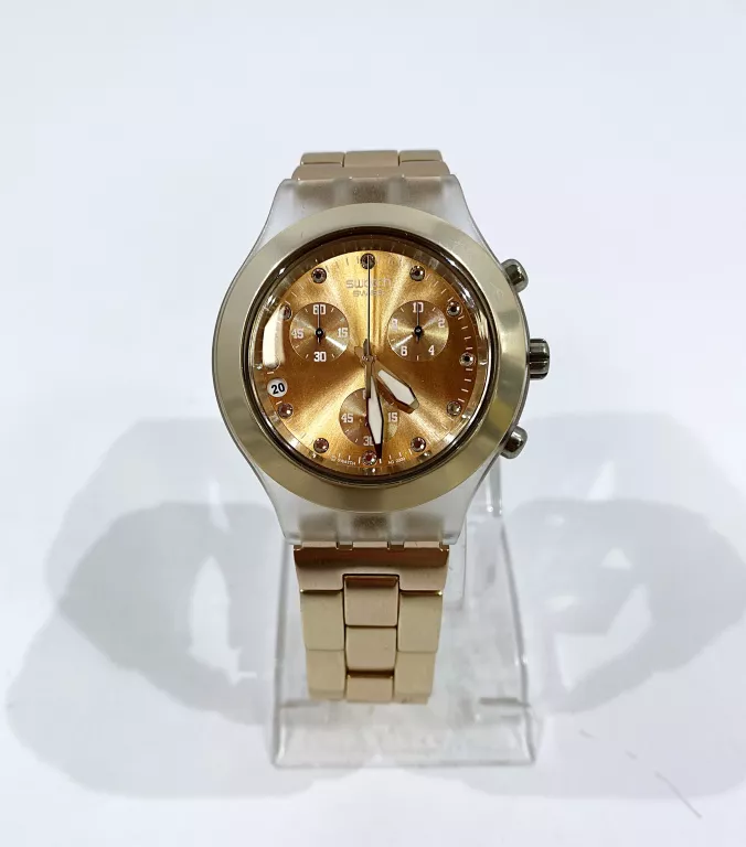 Reloj Swatch Mujer Chrono Full-blooded Caramel Svck4047ag