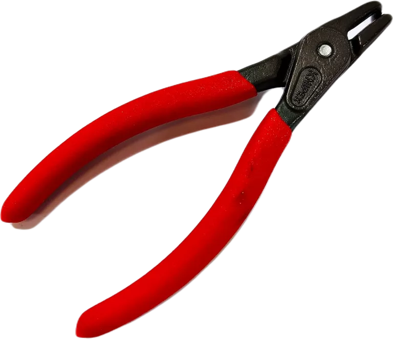 ŚWIETNE SZCZYPCE DO PIERŚCIENI KNIPEX SEGERA 48 21 J11 CZERWONE OKAZJA !