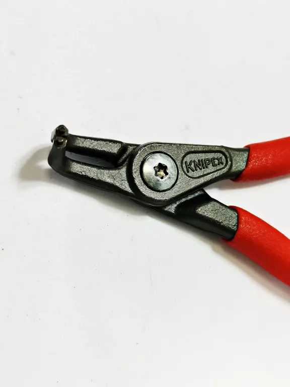 ŚWIETNE SZCZYPCE DO PIERŚCIENI KNIPEX SEGERA 48 21 J11 CZERWONE OKAZJA !