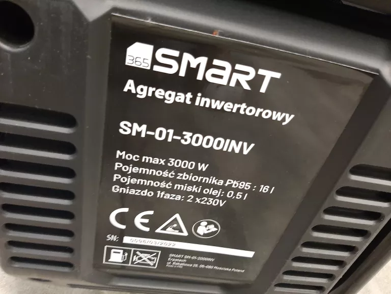 AGREGAT PRĄDOTWÓRCZY SMART SM-01-3000INV 3000W