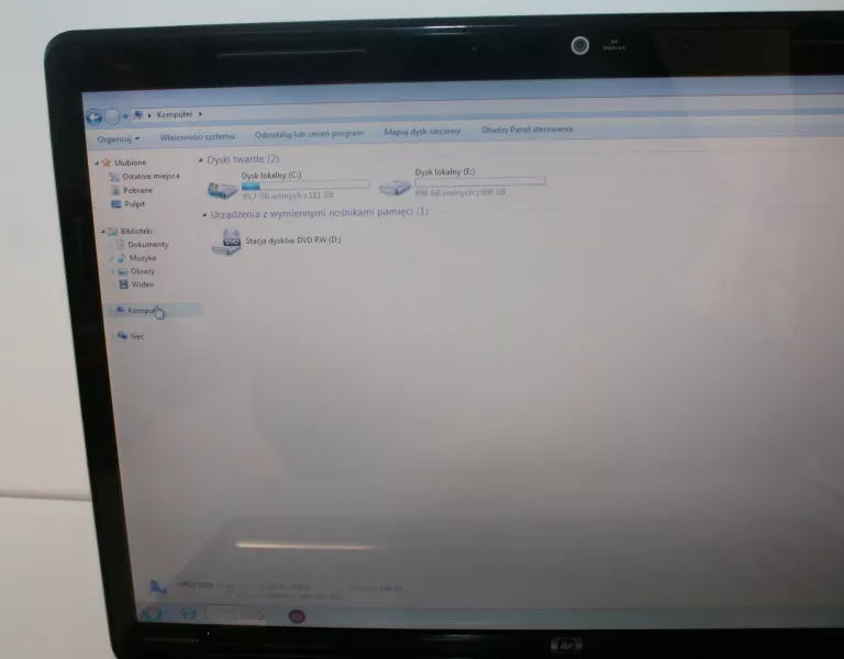 LAPTOP HP PAVILION DV7 1280 - USZKODZONY