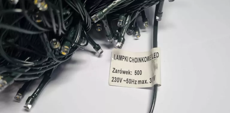 LAMPKI CHOINKOWE 500 SZT.