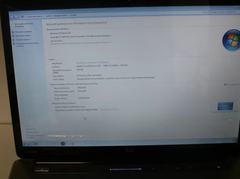 LAPTOP HP PAVILION DV7 1280 - USZKODZONY