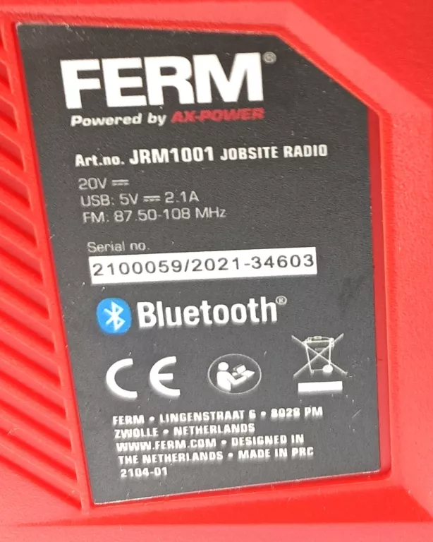 RADIO BUDOWLANE FERM JRM1001!!