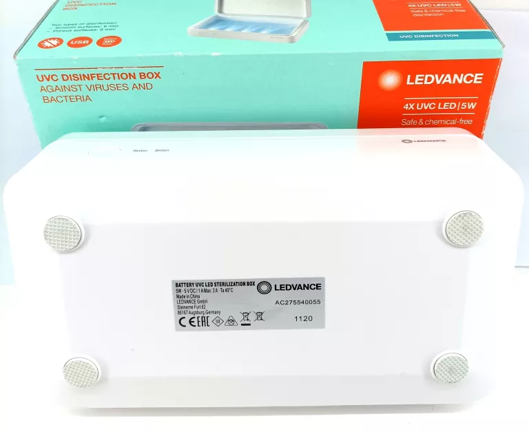 STERYLIZATOR  PRZENOŚNY USB C UV-C STERILIZATION BOX LEDVANCE