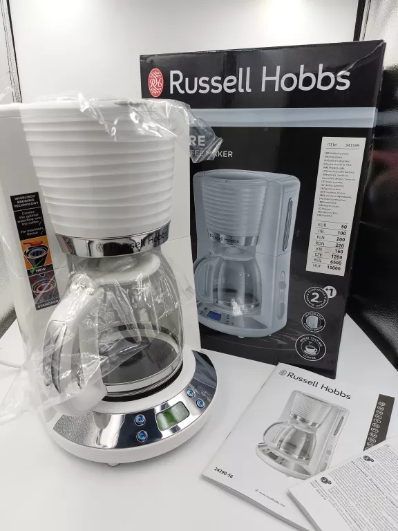 RUSSELL HOBBS EKSPRES PRZELEWOWY BIAŁY