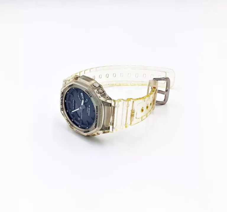 ZEGAREK MĘSKI CASIO G-SHOCK GA-2100SKE-7AER PRZEZROCZYSTY PASEK