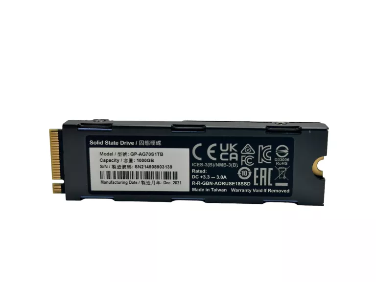 DYSK SSD GIGABYTE 1TB M.2 PCIE GEN4 NVME AORUS 7000S