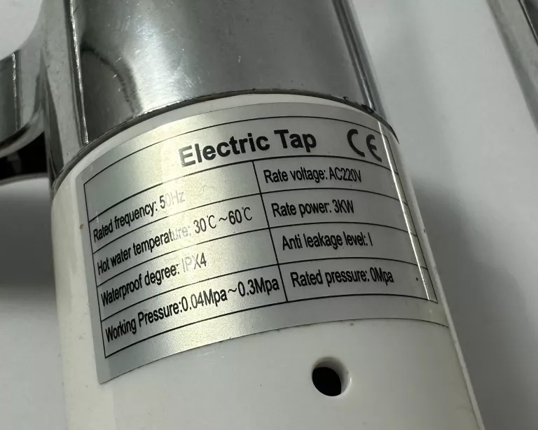 KRAN BATERIA ELEKTRYCZNY PODGRZEWACZ!