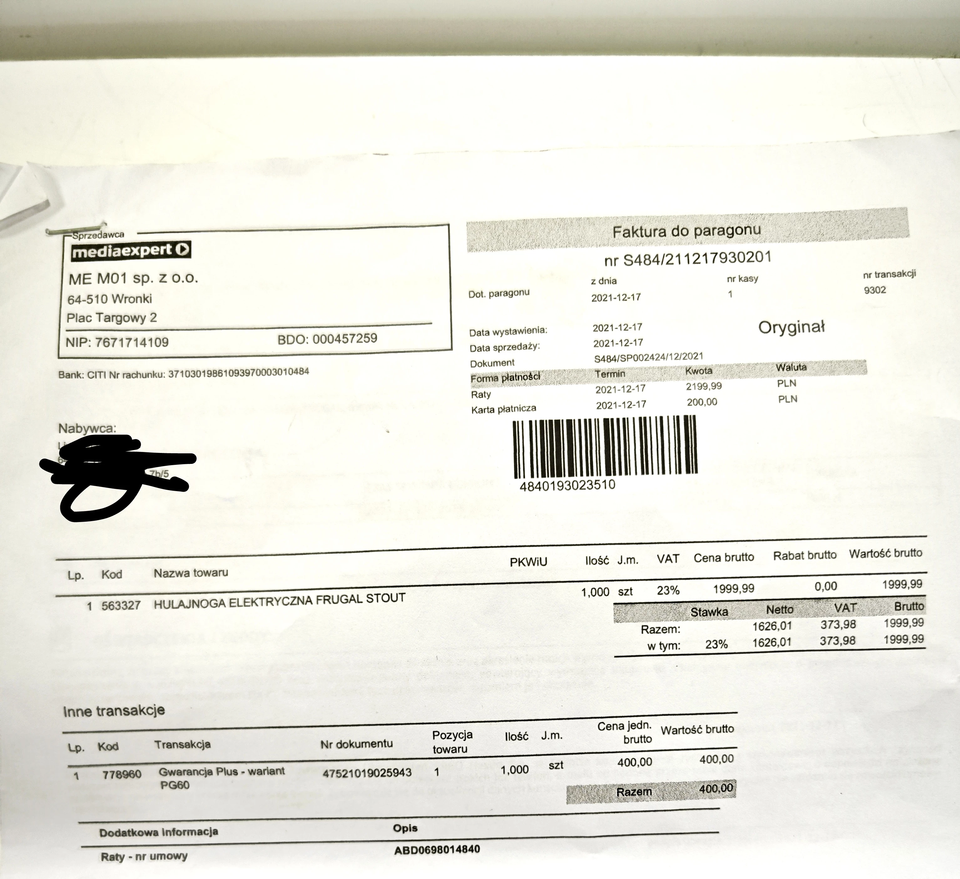 hulajnoga-elektryczna-frugal-stout-faktura-gw-moc-silnika-500