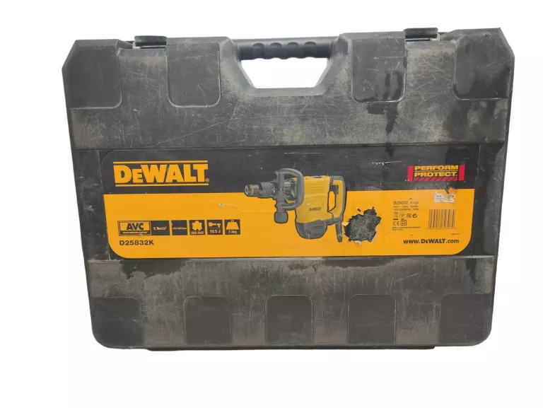 MŁOT WYBURZENIOWY DEWALT D25832K 10,5 J 1350 W WALIZKA UCHWYT SDS MAX