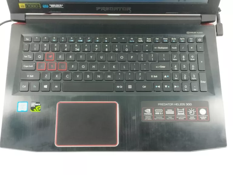 LAPTOP ACER PREDATOR HELIOS 300 GTX 1050 TI 8GB RAM I5-8300H