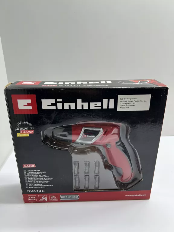 Einhell: Avvitatore a batteria EINHELL TC-SD3,6 LI