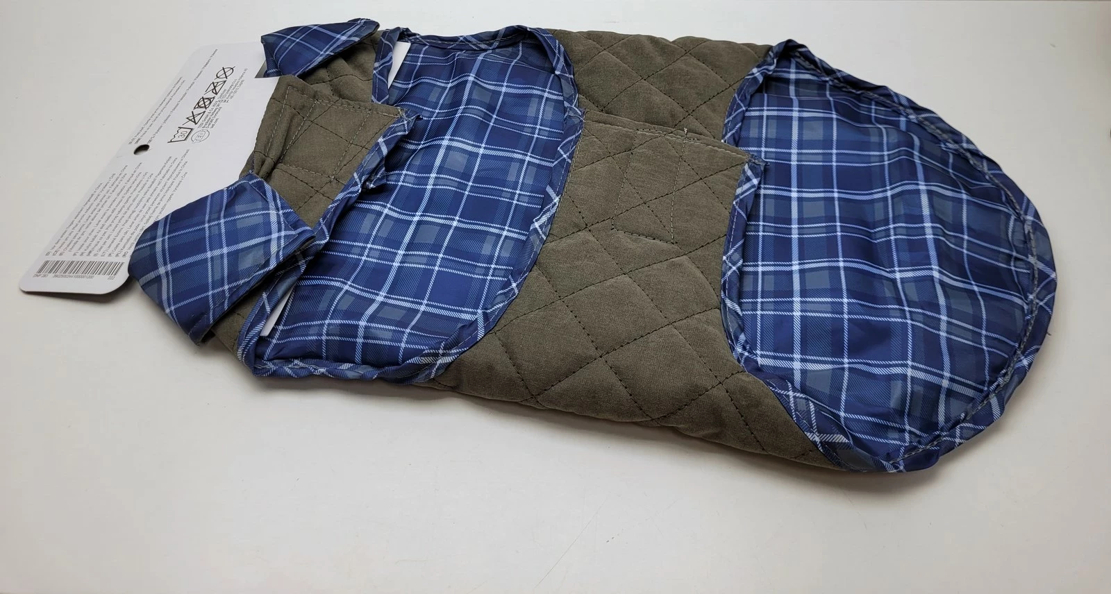 ubranko-dla-psa-khaki-krata-rozmiar-l-kod-producenta-0000052845