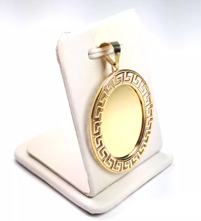 SLICZNA ZLOTA ZAWIESZKA LUSTRO (P585, 3,65G)