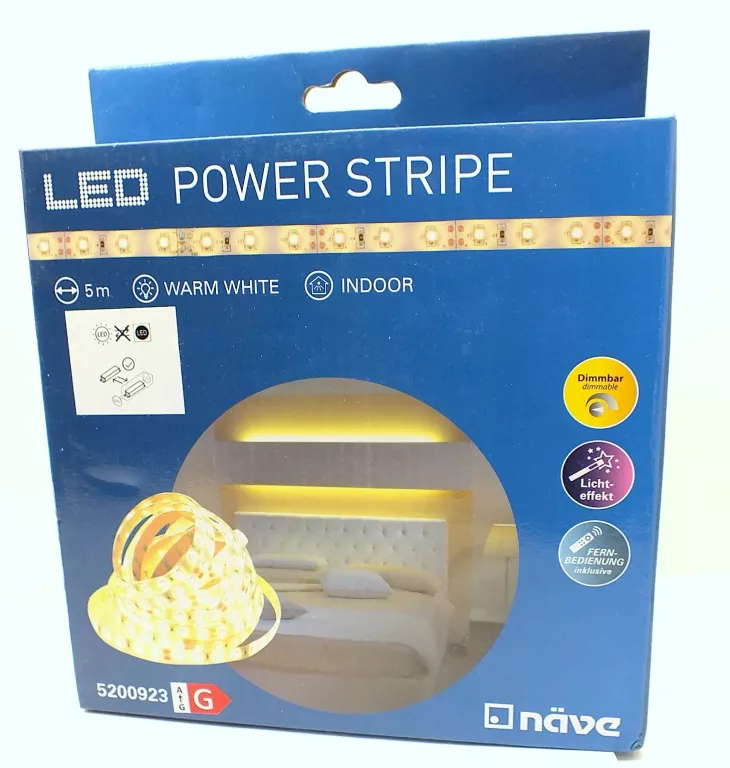 LED POWER STRIPE WARM WHITE 5M ZESTAW